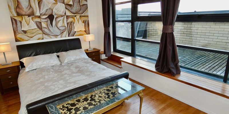 Master Bedroom With Balcony