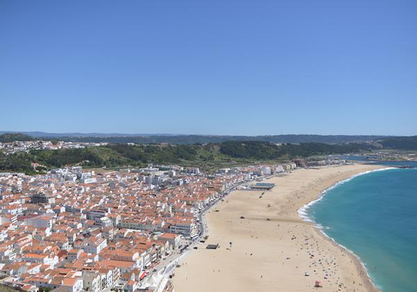 View over Nazare