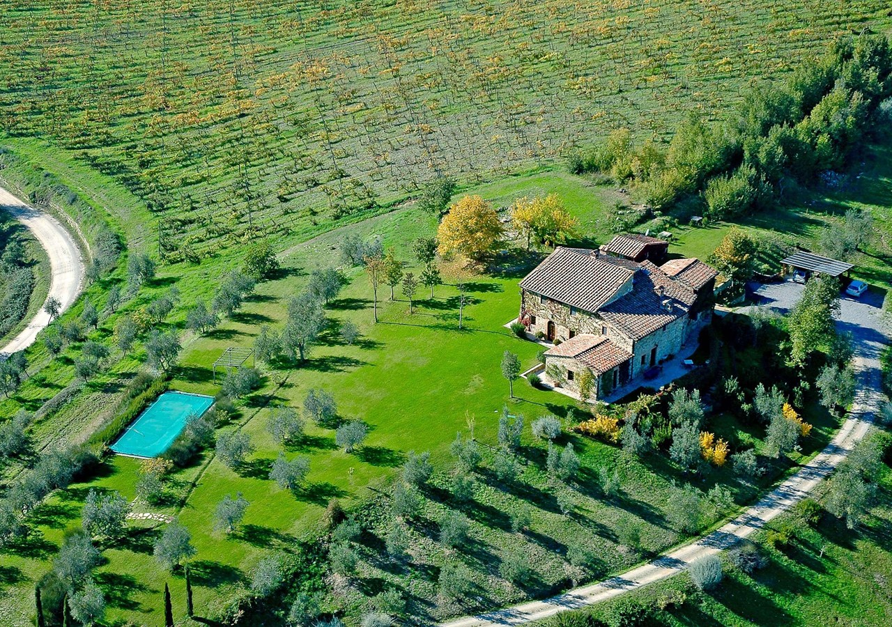 Upper view of Casale Monticello