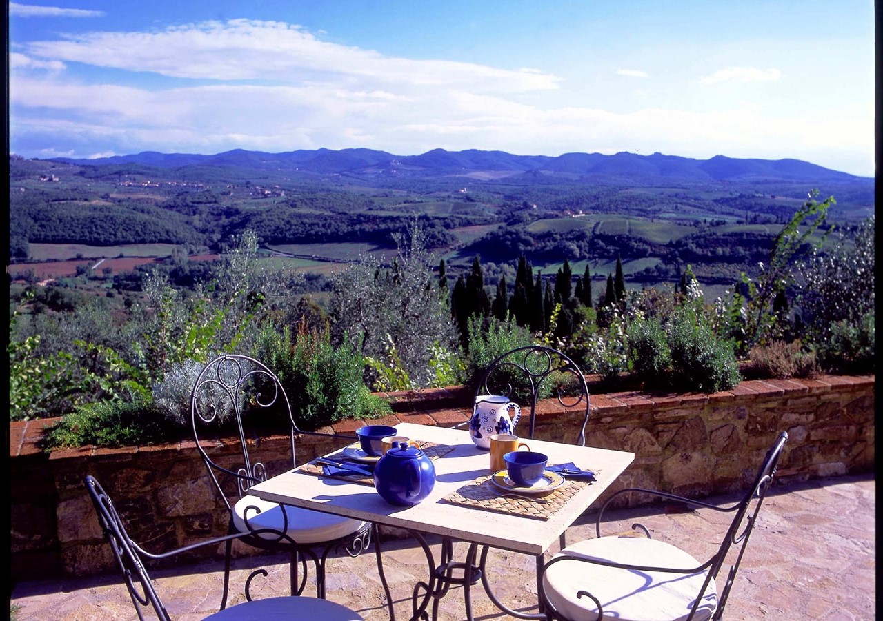 Tea time in Tuscany