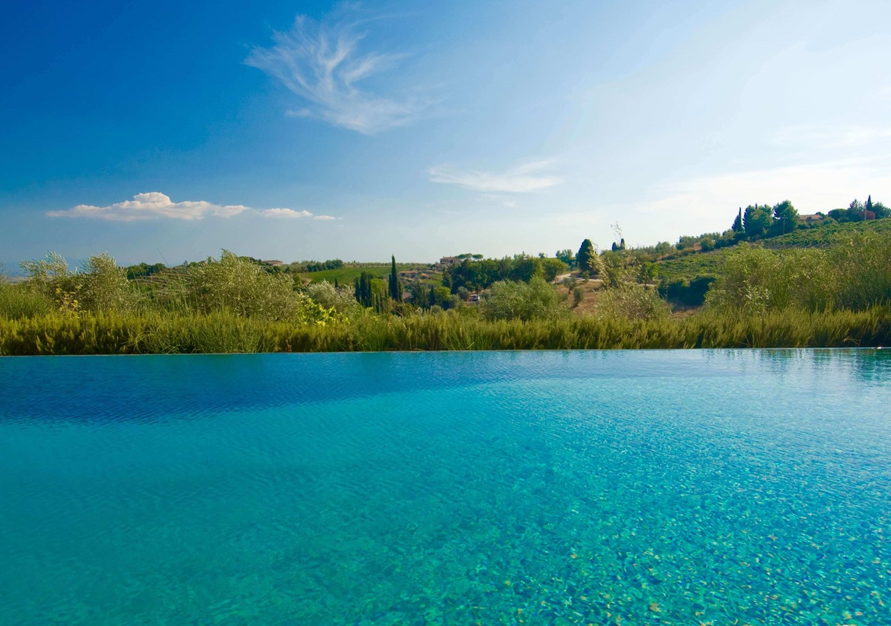Pool with breathtaking views