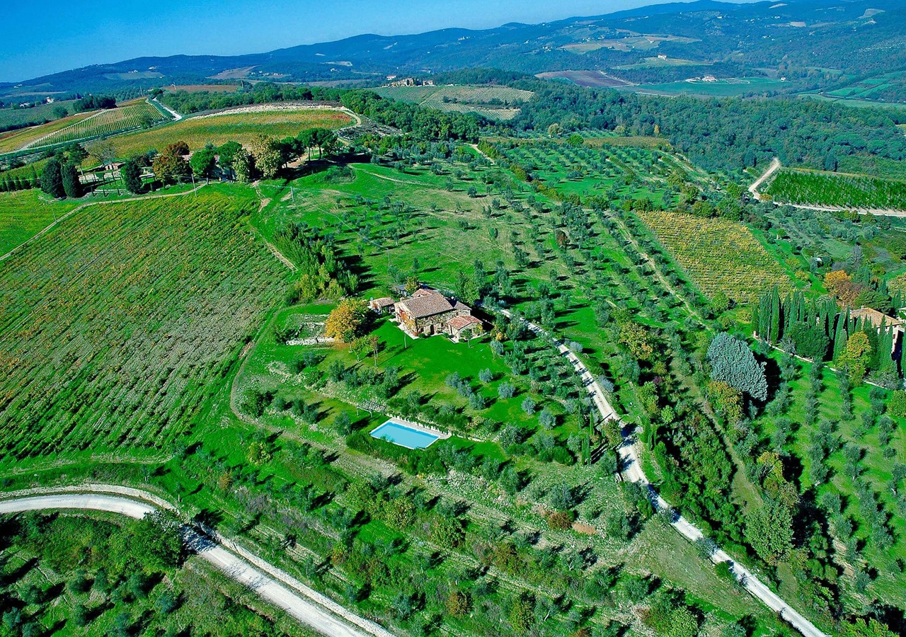 Upper view of Casale Monticello