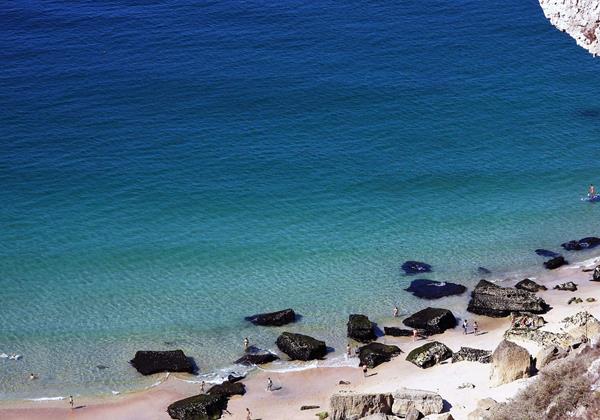 Nazare Beach Rocks 2