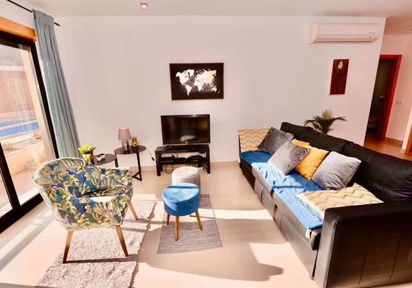 Lounge Area Silver Apartment Sao Martinho