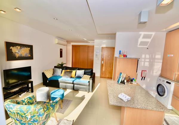 Open Plan Living Space Silver Apartment Of Parque Residence