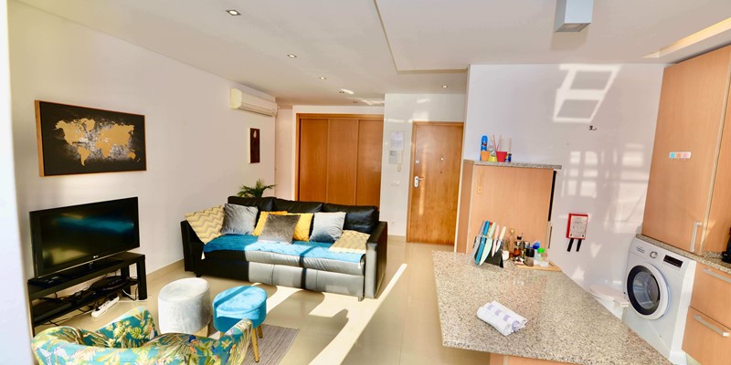 Open Plan Living Space Silver Apartment Of Parque Residence