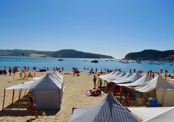 Beach Cabins In Sao Martinho Bay