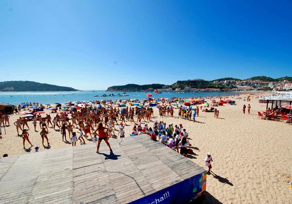 Beach Activities In Sao Martinho Ocean