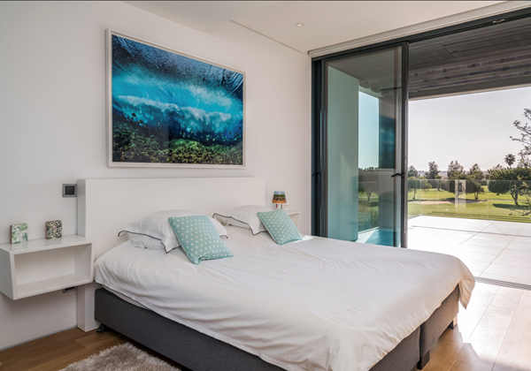 Algarve Vilamoura Luxury Holiday Villa Colinas Do Golfe 1St Floor En Suite Bedroom With View Over Laguna Golf Course