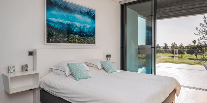 Algarve Vilamoura Luxury Holiday Villa Colinas Do Golfe 1St Floor En Suite Bedroom With View Over Laguna Golf Course