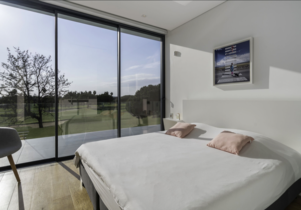Algarve Vilamoura Luxury Holiday Villa Colinas Do Golfe 1St Floor Middle En Suite Bedroom With View Over Laguna Golf Course