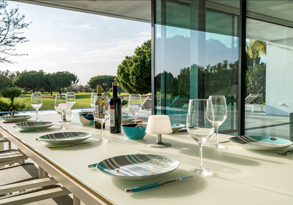 Algarve Vilamoura Luxury Holiday Villa Colinas Do Golfe Outdoor Dining Area