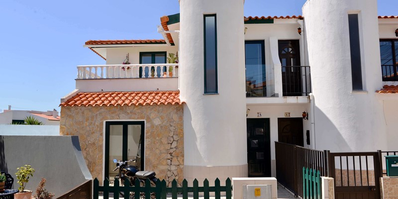 Casa De Norte Front View Holiday Villa In Nazare