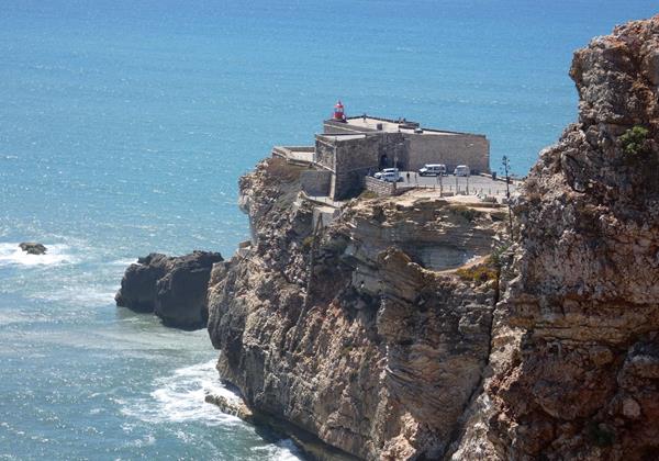Nazare Big Waves Lighthouse