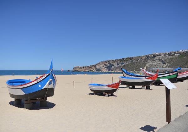Nazare Portugal Fishing Boats