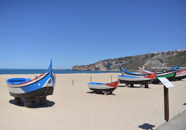 Nazare Portugal Fishing Boats
