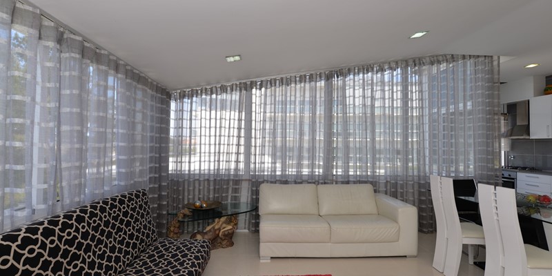 Nazare Pederneira Holiday Apartment Summit View 2 Bedroom Apartment Living Room