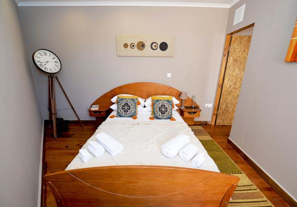 Private Holiday Villa Nazare Casa De Norte Ground Floor Double Bedroom