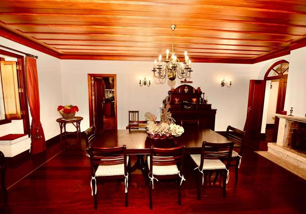 Dining Area In The Quinta Da Barreira On The Silver Coast In Portugal