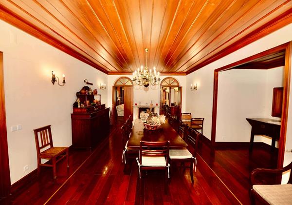 Dining Room In The Quinta Da Barreira On The Silver Coast In Portugal