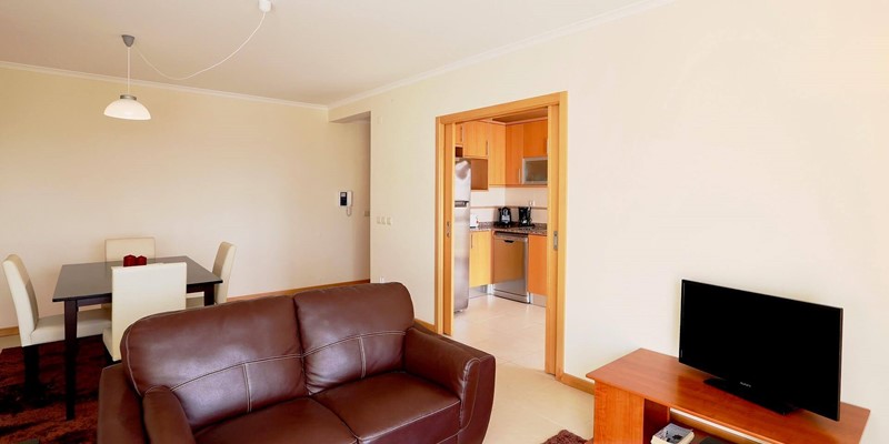 Lounge with flat screen TV