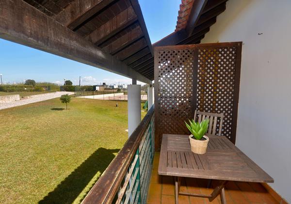 Rear Balcony With Bbq And View Over The Garden Holiday Home Apartment In Gilmafacho Sao Martinho Do Porto Portugal