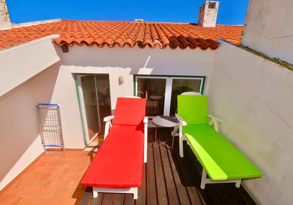 Private Terrace In Holiday Apartment In Gilmafacho Sao Martinho Do Porto Portugal