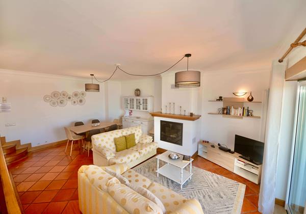 Living Area With Pellet Burner Apartment In Gilmafacho Sao Martinho Do Porto Portugal