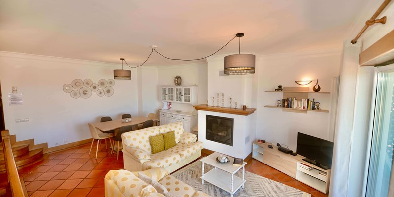 Living Area With Pellet Burner Apartment In Gilmafacho Sao Martinho Do Porto Portugal