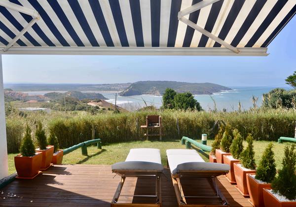 Stunning Views From Private Terrace Over The Ocean In Holiday Rental In Sao Martinho Do Porto Portugal