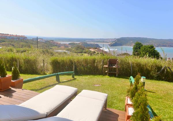 Private Lounging Area And Garden In Holiday Rental In Sao Martinho Do Porto Portugal