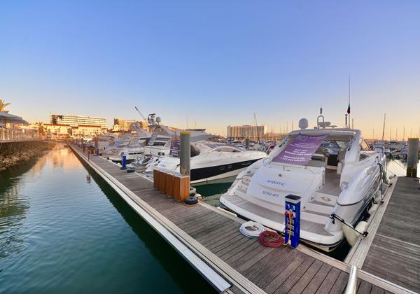The Boardwalk In The Marina In Vilamoura