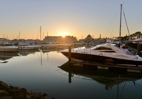 Sunset At Marina In Vilamoura