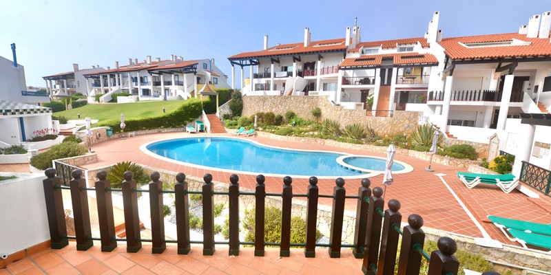 Rear Balcony At Apartment Blue In Sao Martinho Do Porto