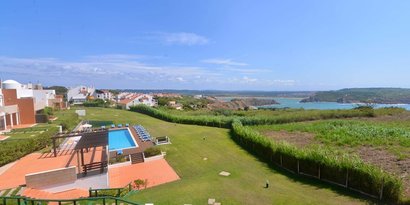 View Over The Sea And Complex From Catamaran Rooftop Terrace Silver Coast