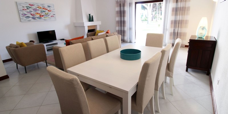 Dining area in apartment in Vilamoura