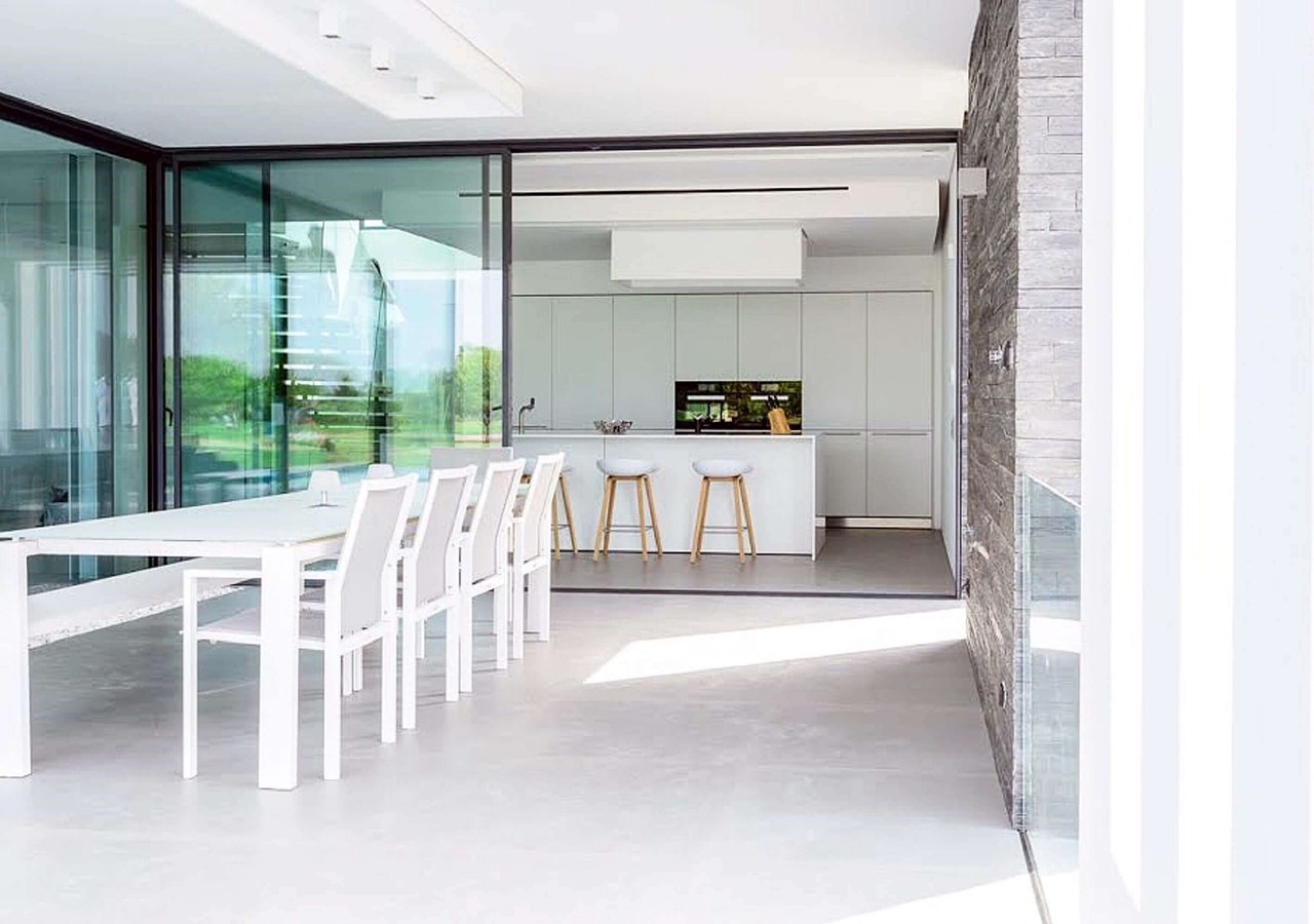 Dining area in private terrace