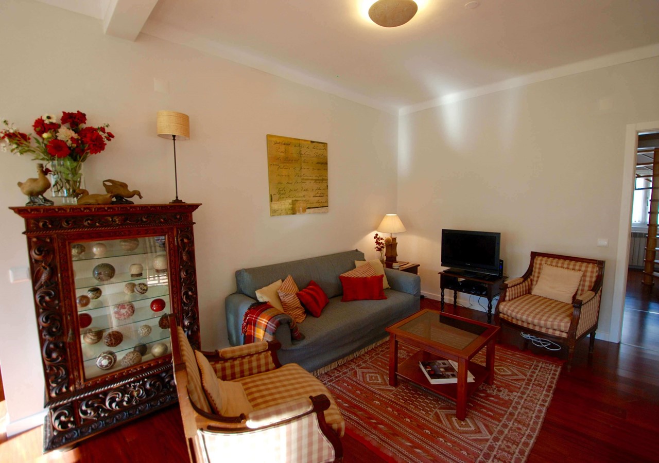 Seating Area With TV In Main Lounge