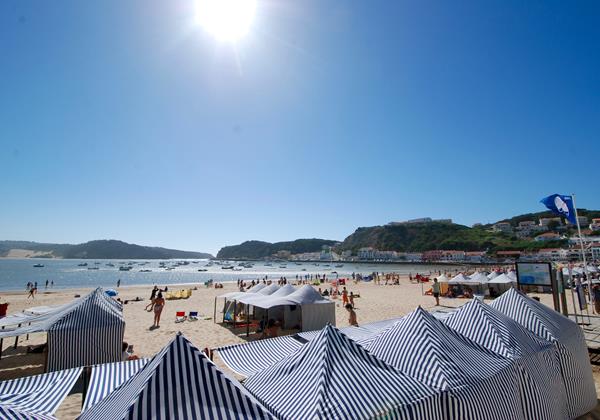 Tents On Sao Martinho Beach