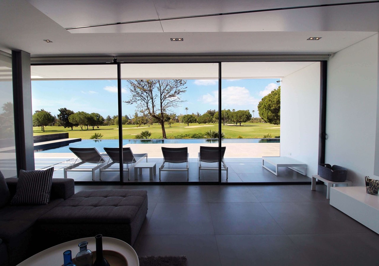 Lounge with access to large balcony