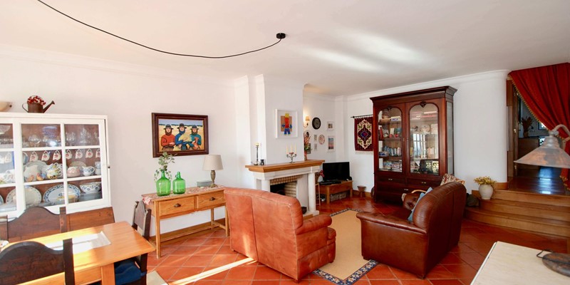 Lounge with dining area