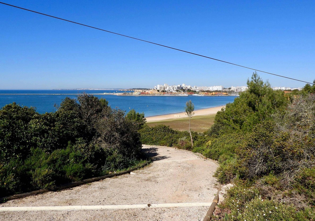 Private path from luxury holiday villa to the beach