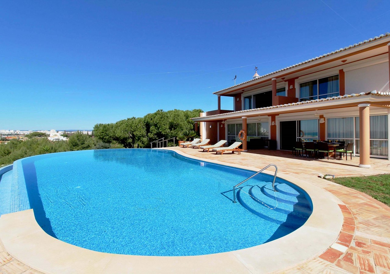 large pool area in lovely holiday home