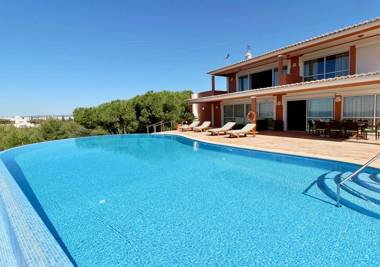 Infinity pool in luxury villa