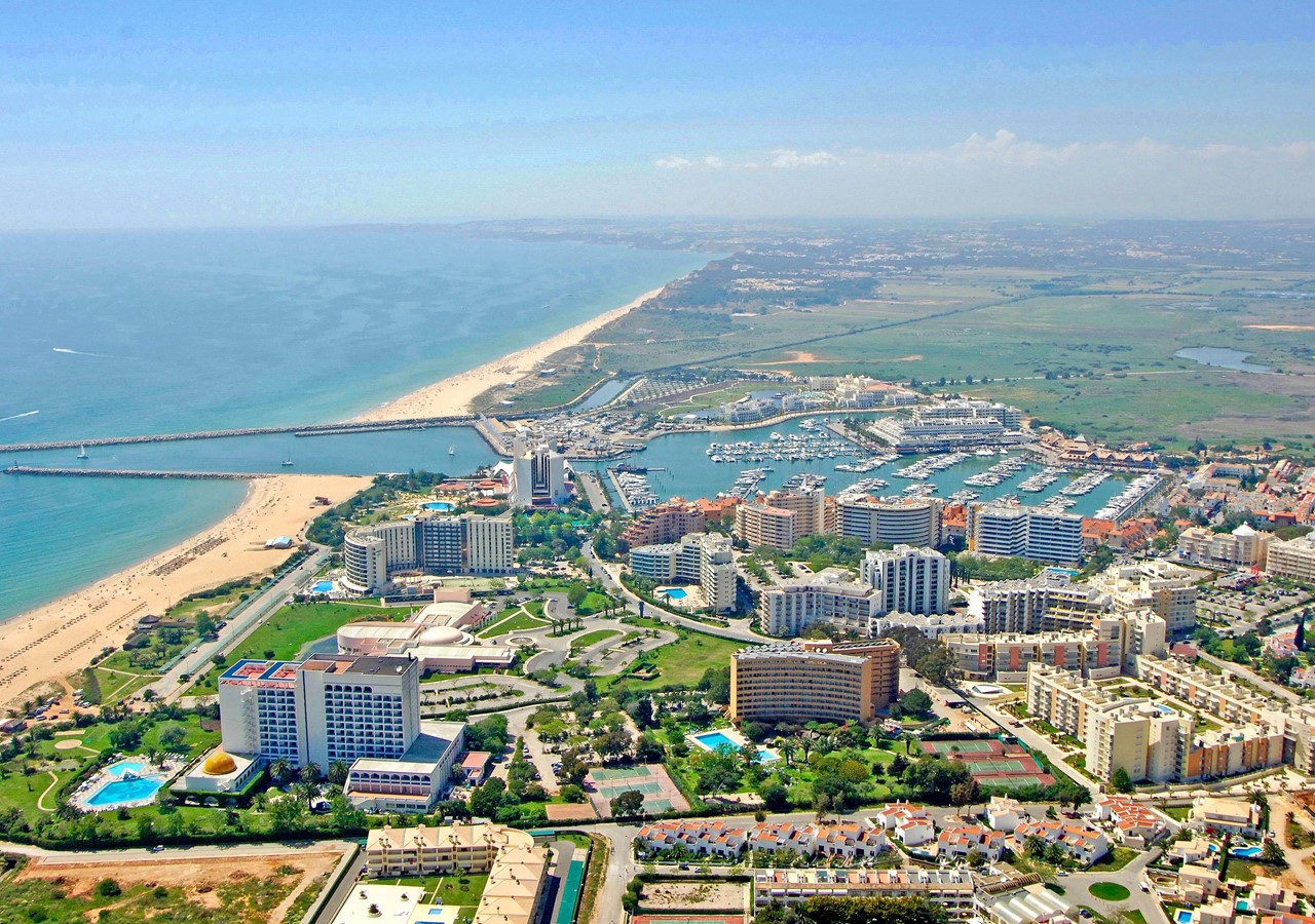 Air view of Vilamoura