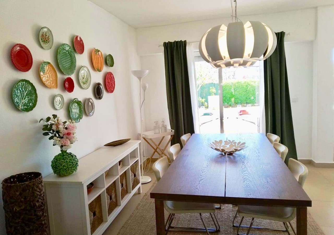 Dining area of holiday home Algarve