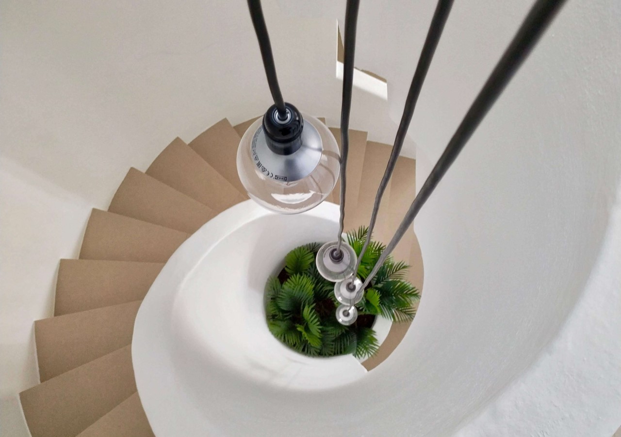 Stairway in the villa