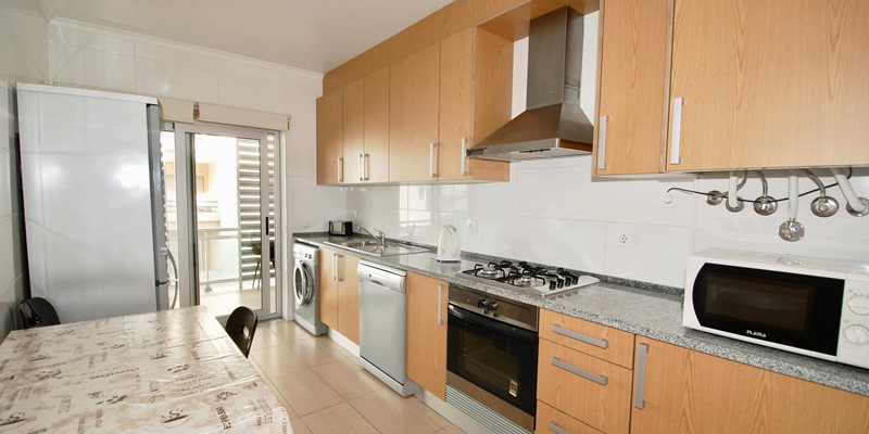 Large Kitchen Of Parasol Holiday Home