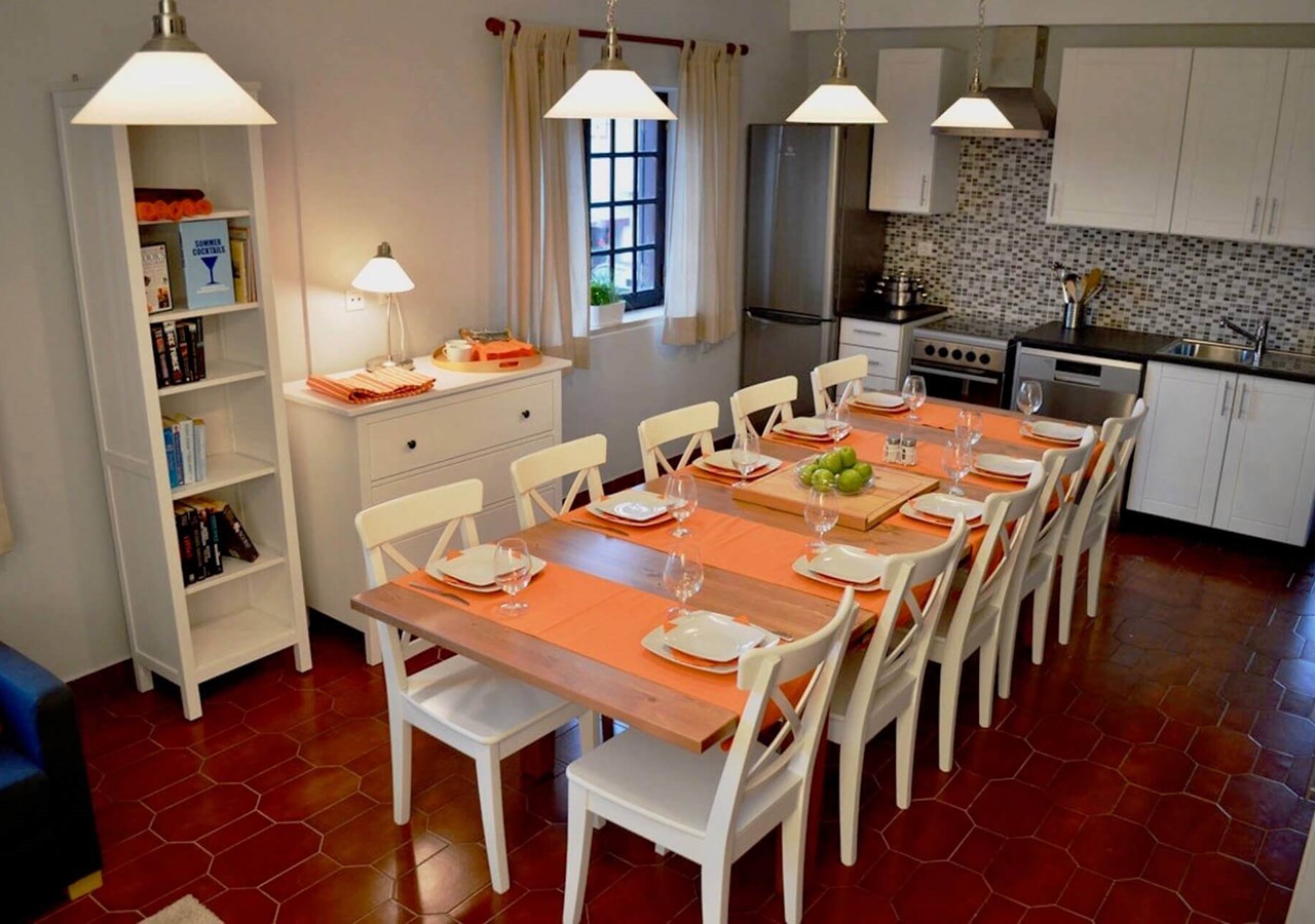 Kitchen With Dining Area