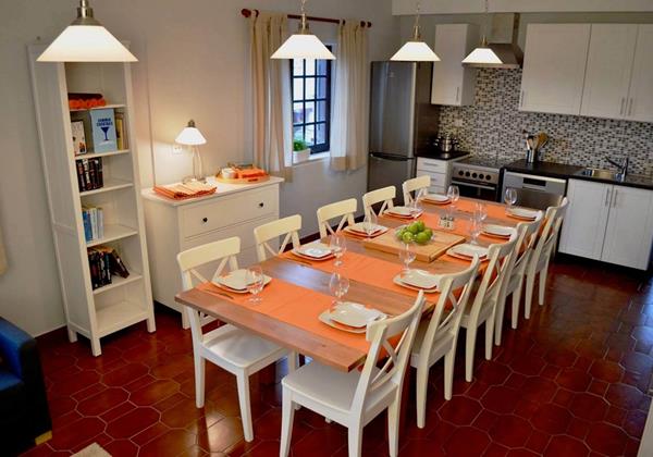 Kitchen With Dining Area